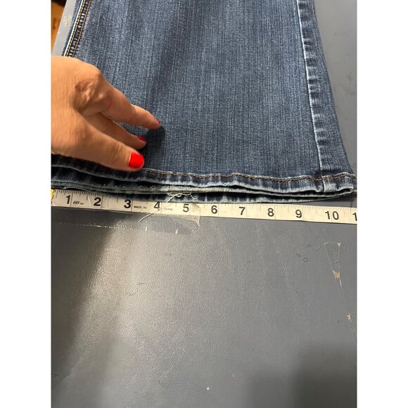 Lane Bryant Womens Bootcut Jeans Size 28 Short Cotton Blend Mid-Rise Blue Denim - Picture 7 of 13